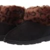 Jessica Simpson Women's And Girls Microsuede Super Soft Bootie Slippers With Indoor Outdoor Sole- Mommy & Me Set Options -Merrell Slippers Zone 710grsn1eHL. AC SR920736