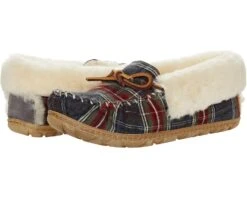 L.L.Bean Wicked Good Moccasins Plaid