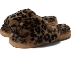 FIRESIDE By Dearfoams Cairns Genuine Shearling Slide